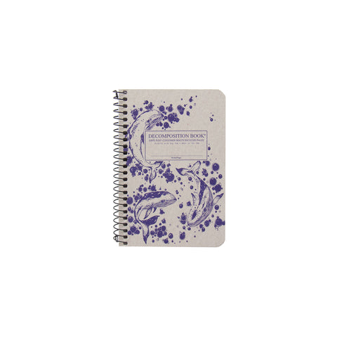 Humpback Whales Pocket Spiral Notebook