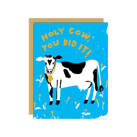 Holy Cow Greeting Card