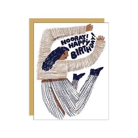 Hooray Birthday Greeting Card