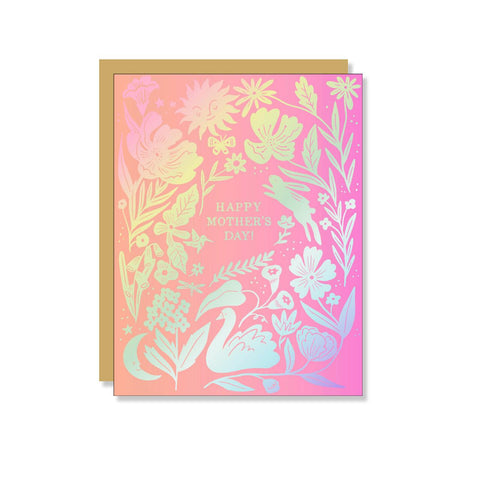 Sunset Garden Mother's Day Greeting Card