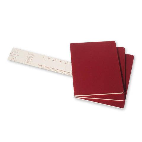 Cranberry Red|Plain,Cranberry Red|Ruled