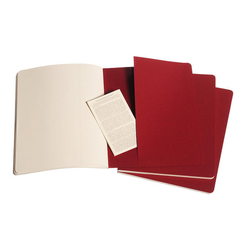 Cranberry Red|Plain,Cranberry Red|Ruled