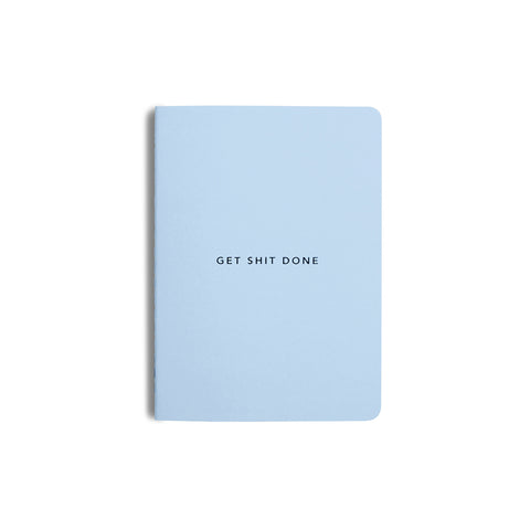 Get Shit Done Minimal Notebook A5