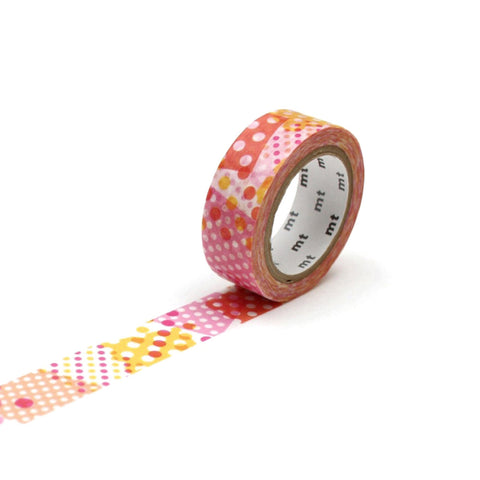 Negapoji Dot Pink Washi Tape Single Roll