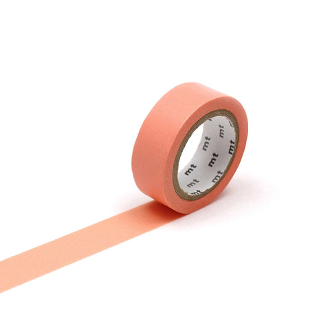 Salmon Pink Washi Tape Single Roll