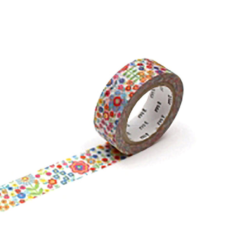 Mini Flower Garden Washi Tape Single Roll