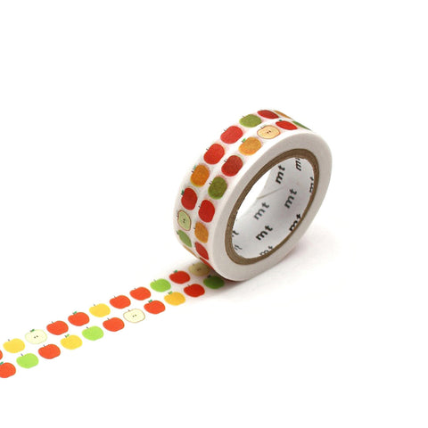 Apple Pattern Washi Tape Single Roll