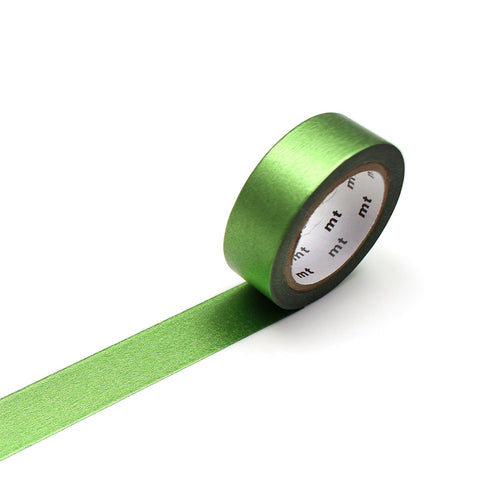 High Brightness Yellow Green Washi Tape Single Roll