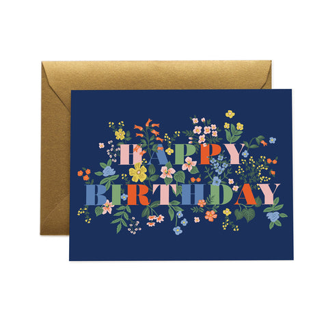 Mayfair Birthday Greeting Card