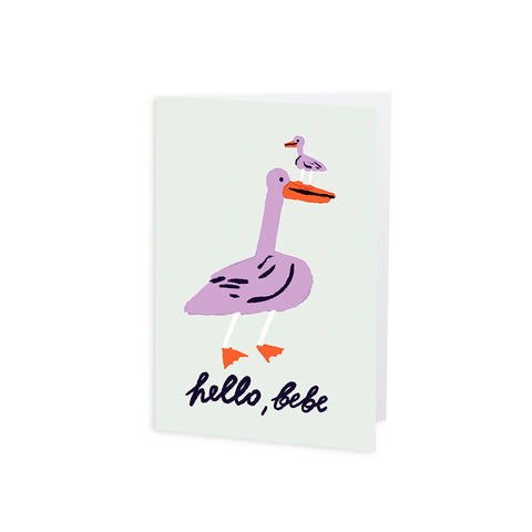 Hello, Bebe Greeting Card