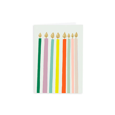 Birthday Candles Greeting Card